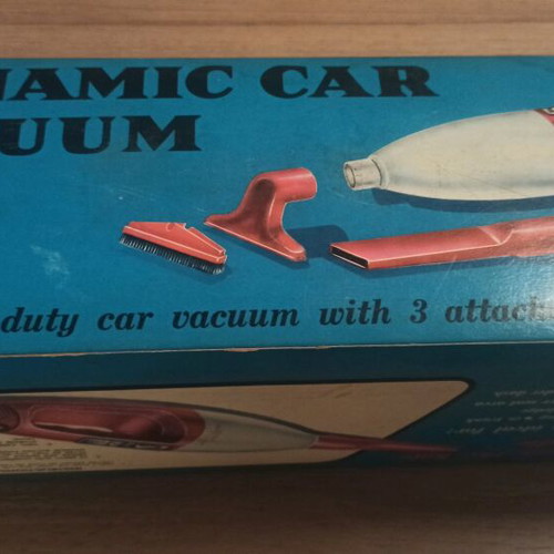 Vintage Forda 12V Car Vacuum with Original Box from 1970s