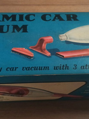 Vintage Forda 12V Car Vacuum with Original Box from 1970s