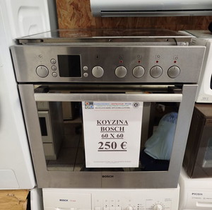 Κουζίνα BOSCH Inox 60 x 60 με κεραμικές εστίες σε άριστη κατάσταση