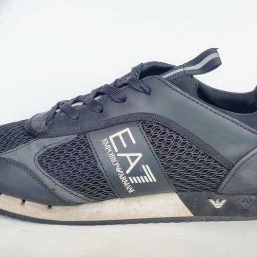 Emporio Armani EA7 trainers used, size 43, black