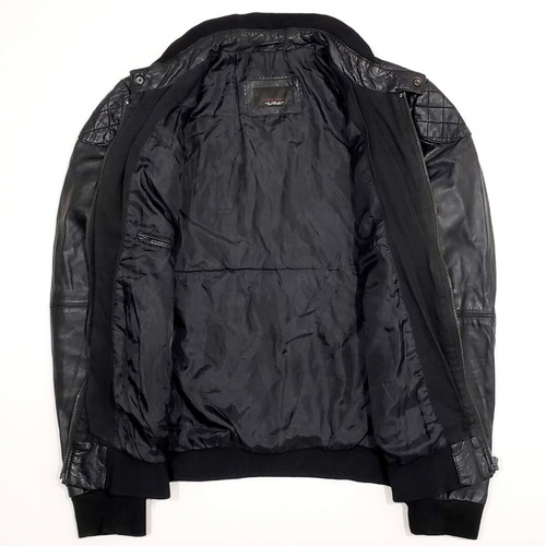 Zara Man leather jacket like new, size S-M, black