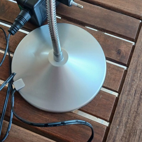 Briloner LED Table Lamp like new with blue transparent shade