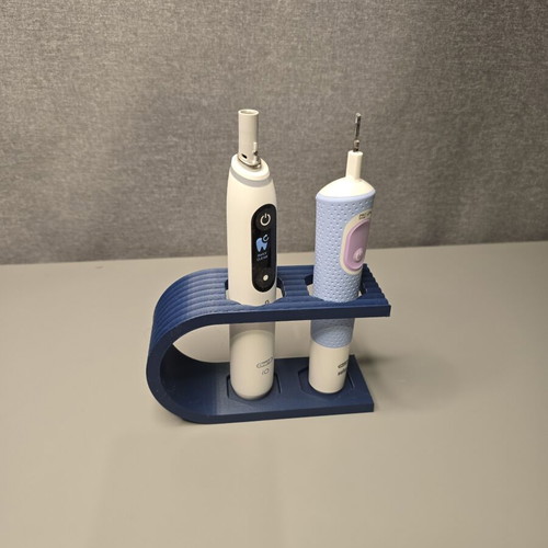 3D Printed Oral-B Electric Toothbrush Stand with 2 Slots, Like New