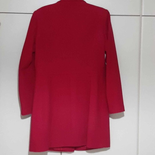 Benetton red coat new, medium