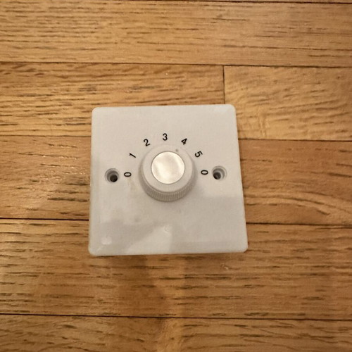Ceiling fan 140 cm white with 6 speed settings