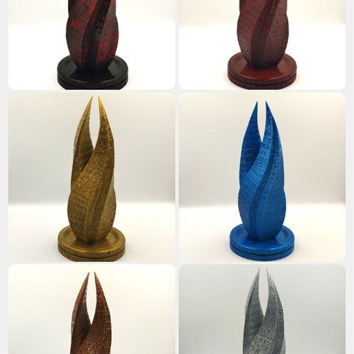 3D Printed Dead Space Marker figure new, 20 cm, hand painted