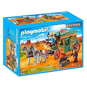 playmobil western αμαξα