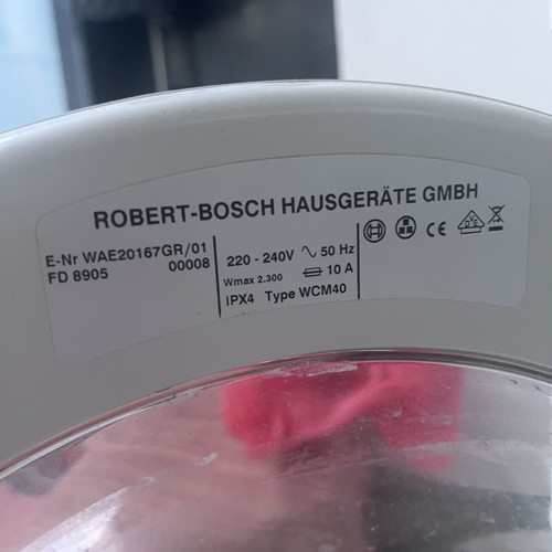Washing machine for parts, used, broken drum