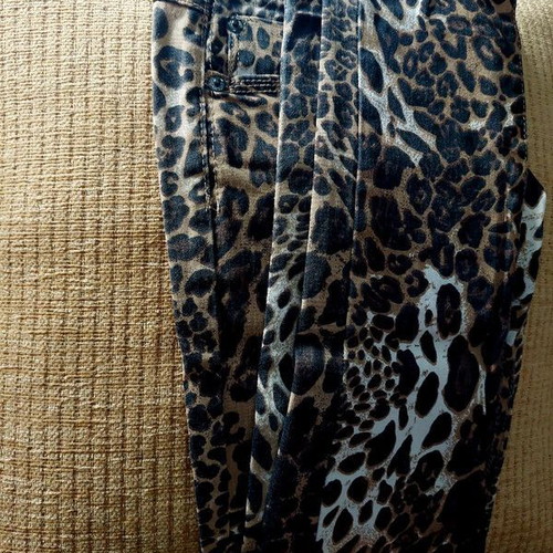 Leopard women's denim pants Daisy Street Small like new