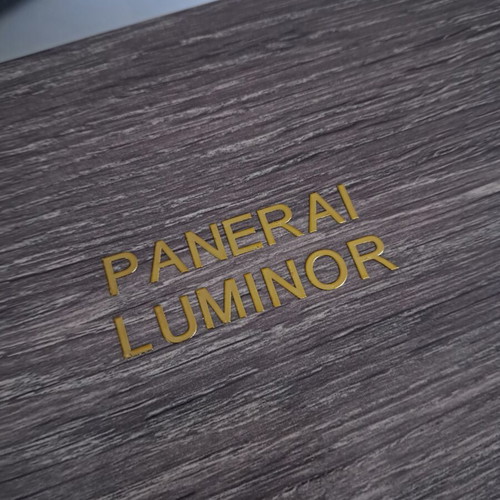 Panerai Luminor watch box with papers like new