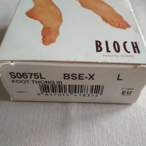 Bloch Foot Thong III used modern dance shoes S0675L