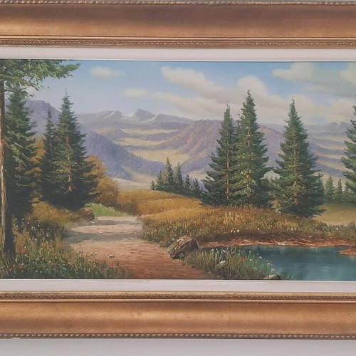 Classic oil painting artwork like new