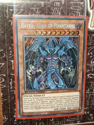 Raviel, Lord Of Phantasms Yu-Gi-Oh! card like new with Ultra Pro sleeve