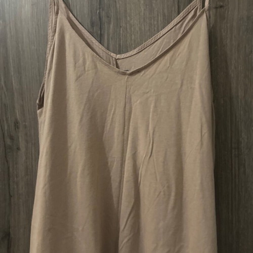 Zara nude dress with ruffles new, summer cotton