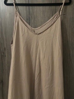 Zara nude dress with ruffles new, summer cotton
