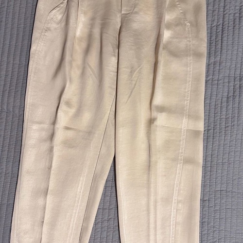 Blugirl pants used, beige, straight fit, Italian size 40
