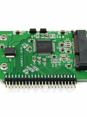 MSATA SSD to 44 Pin IDE Adapter Converter 2.5 Inch for Laptop new