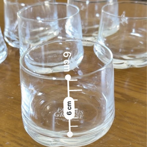Famous Grouse whiskey glass set of 6