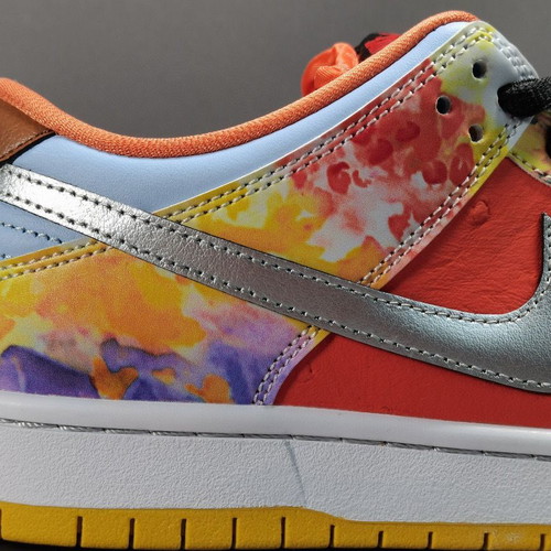 Nike SB Dunk Low Street Hawker Inspired Sneakers New, colorful handmade custom
