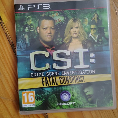 CSI: Crime Scene Investigation Fatal Conspiracy PS3 game used