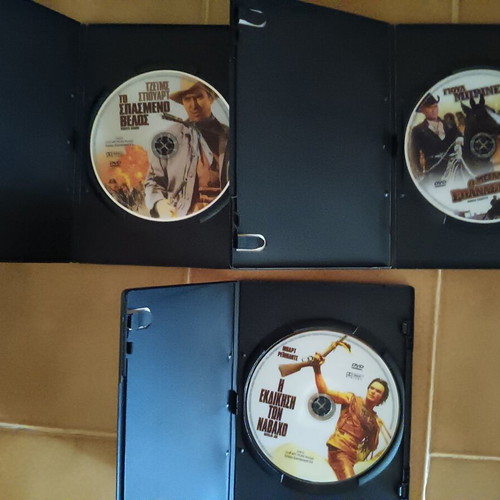 Western DVDs 3 like new, nearly unused with subtitles