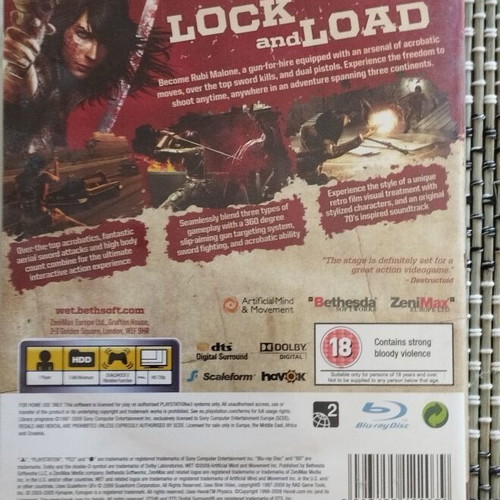 Wet PS3 game