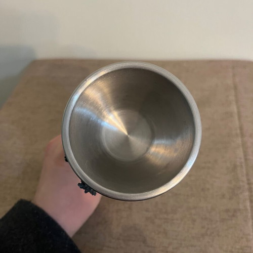 Goblet with dragons goth style 20cm like new