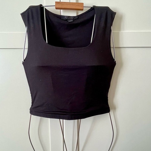 Allsaints black tank top S 36 like new