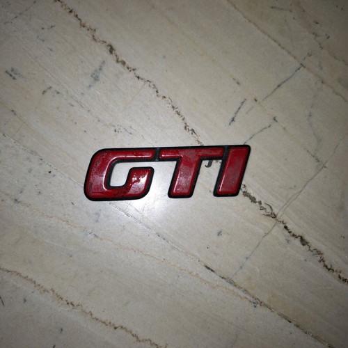 Golf 2 GTI emblem used