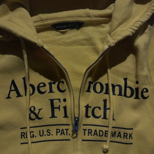 Abercrombie and Fitch jacket like new, yellow, size S