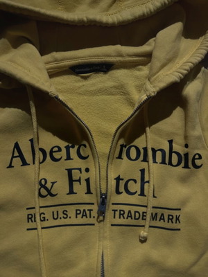 Abercrombie and Fitch jacket like new, yellow, size S