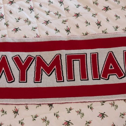 Olympiakos scarf, authentic
