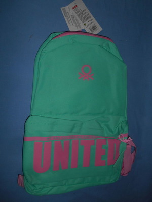 Benetton σχολική τσάντα καινούργια 29x12x42 εκ.