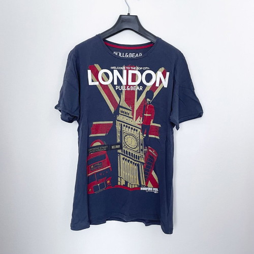 Pull & Bear T-shirt short sleeve used, Vintage Collection London, size Large