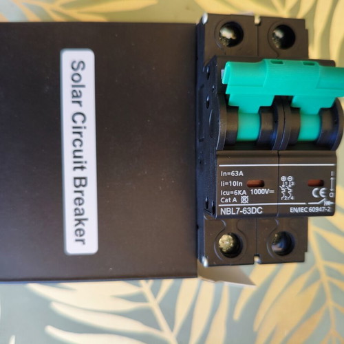 Solar Circuit Breaker new, DC electrical safety device