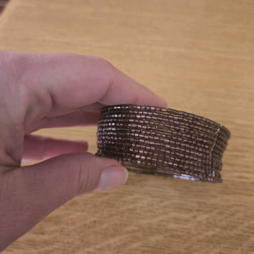 Bracelet handcuff with stones like new