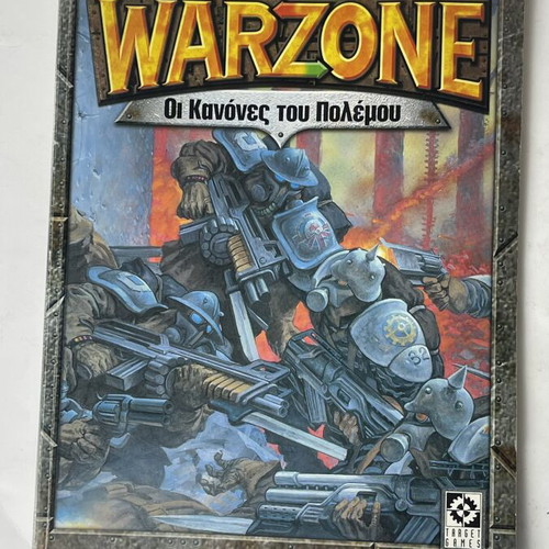 Warzone 2nd Edition The Rules of War Greek rulebook used