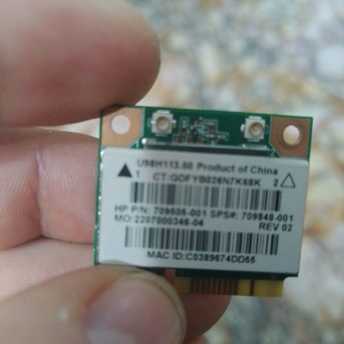 Wi-Fi / Bluetooth Card for HP Laptop Mini PCIe like new