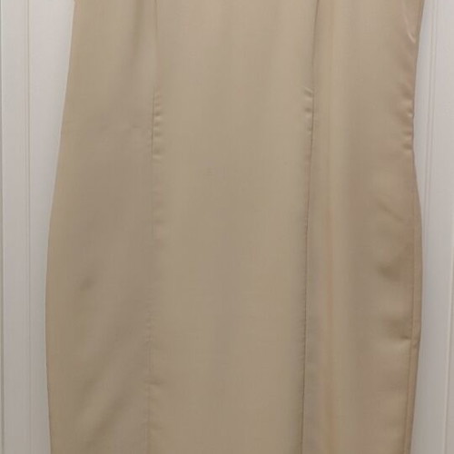 Beige Abiye Dress Set with Bolero Size M like new