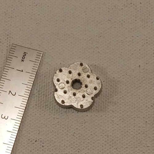Metal base for incense sticks or cones used