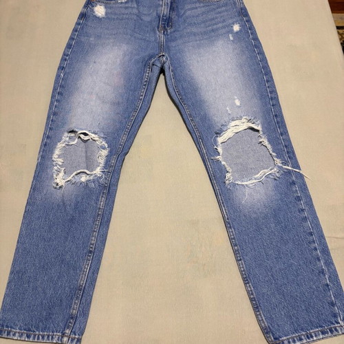 Tally Weijl mom fit jeans size 38 like new with rips blue