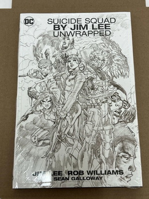 Suicide Squad Unwrapped by Jim Lee hardcover like new