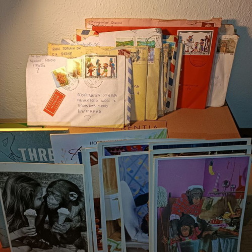 Vintage envelopes with letters and cards used, pack