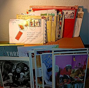 φάκελοι με γράμματα & κάρτες vintage πακέτο