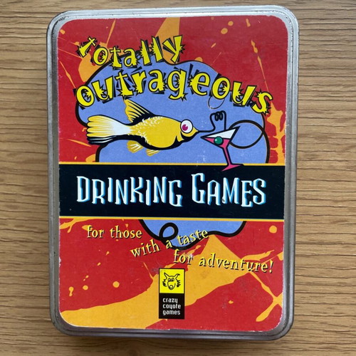 Drinking games 2 card game used, incomplete