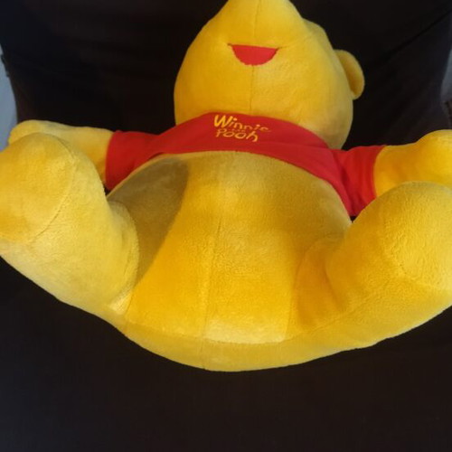 Winnie the Pooh plush toy with sound like new, 45cm height