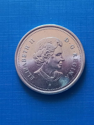 Canada 25 cents 2004 coin like new