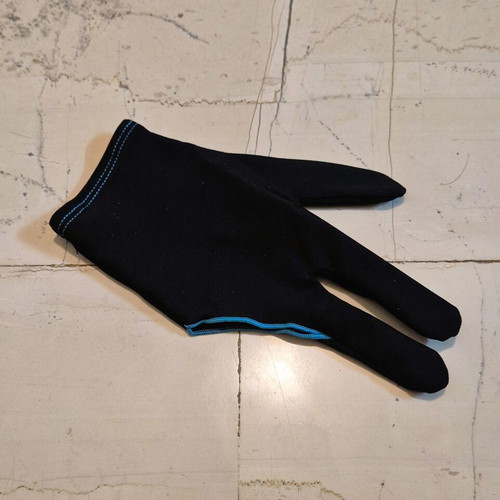 CPBA billiard glove new, black and blue, size L
