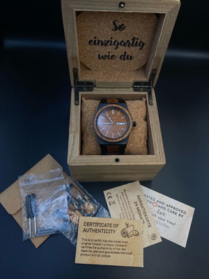 Holzkern Miravalles Koa & Koa automatic watch