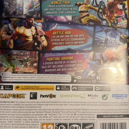 Street Fighter 6 PlayStation 5 (PS5) like new